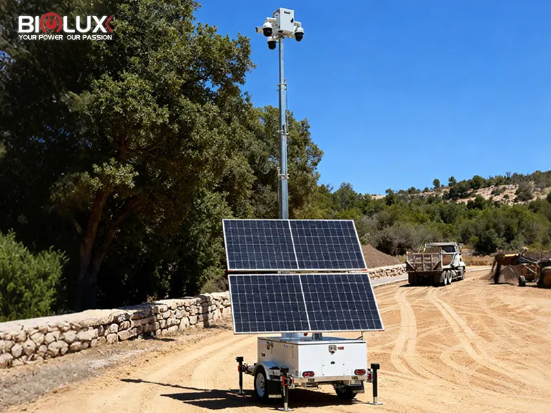 PRODUCTS Solar Cctv Trailer for Outdoor Parking Lot with Custom Services 3