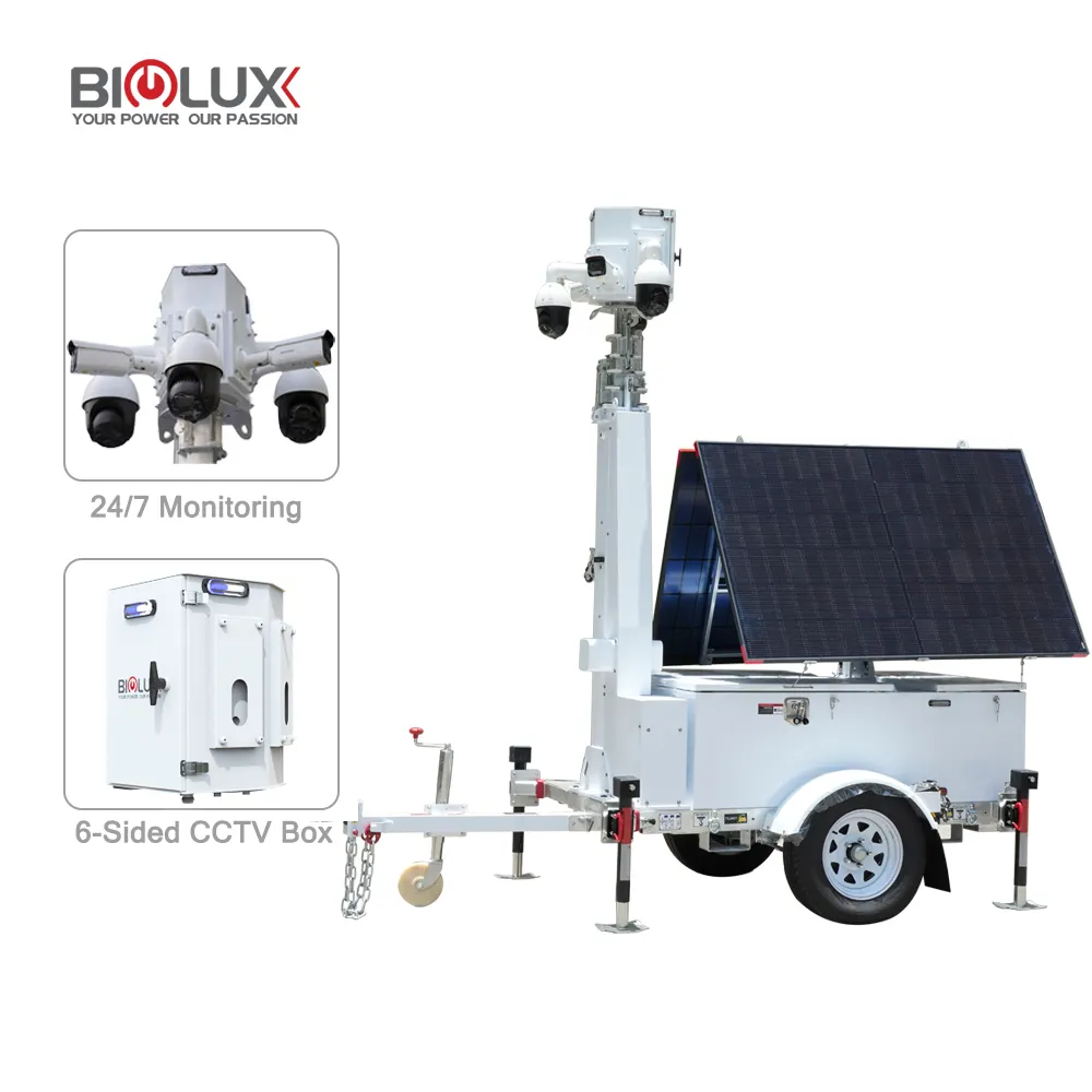Hot Sale Portable CCTV Tower for Logistic Center 2