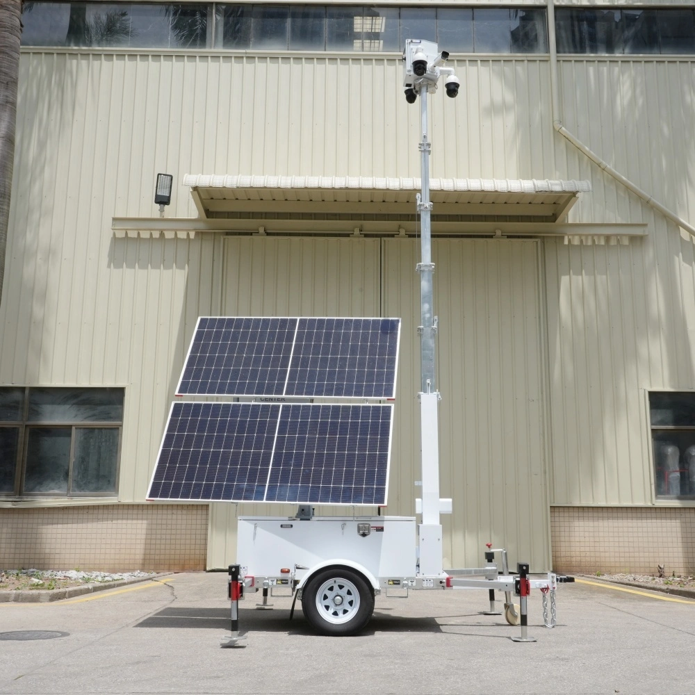 Solución confiable de seguridad solar móvil para sitios de construcción 1