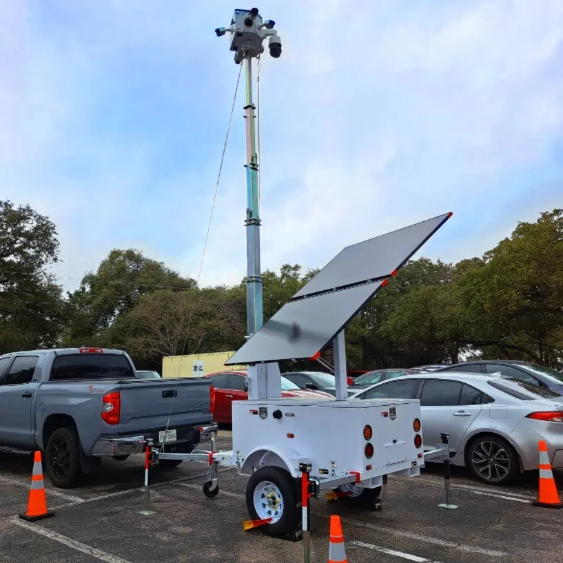 Hot Sale Portable CCTV Tower for Logistic Center 8