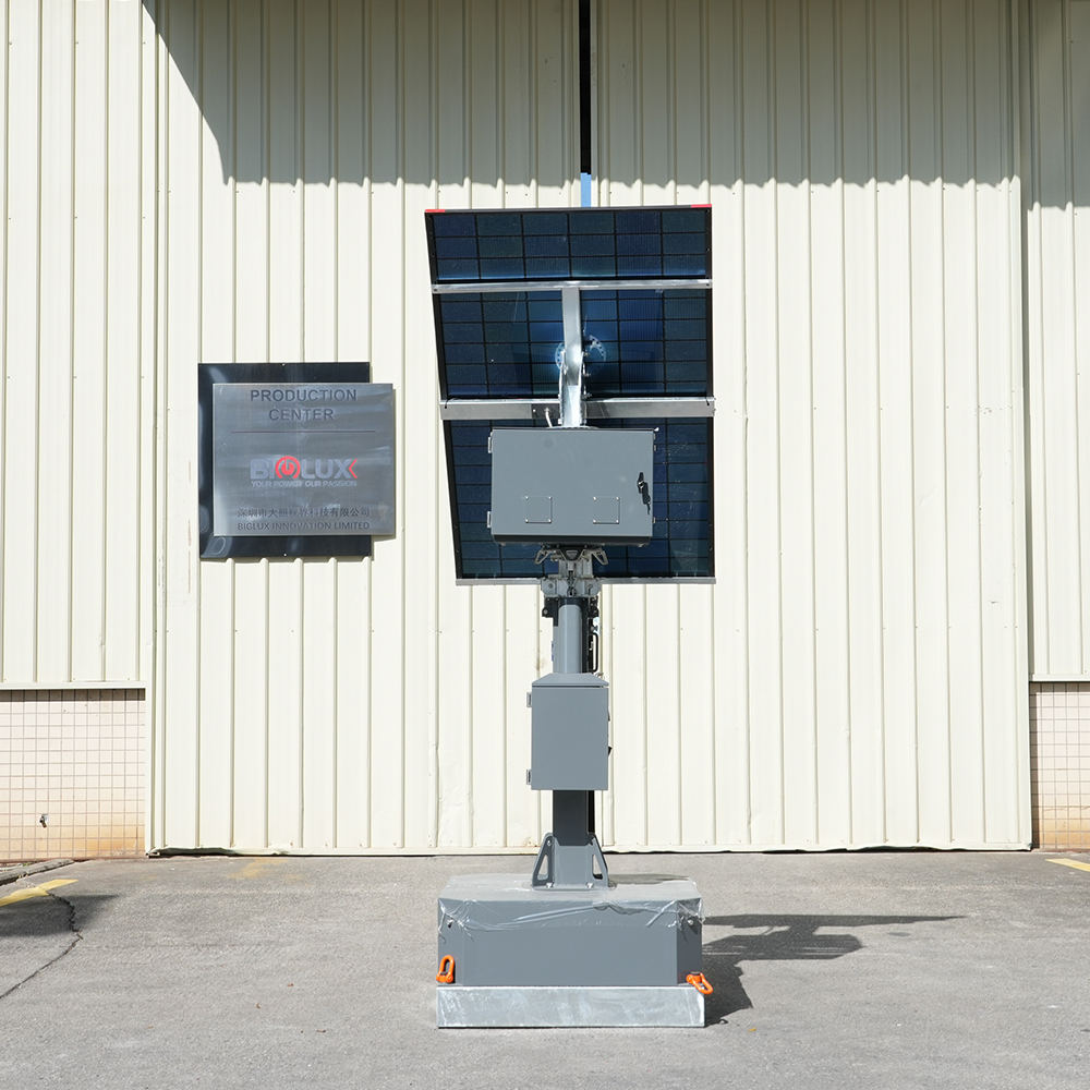 Menara CCTV Luar Grid Highway Guardian 3