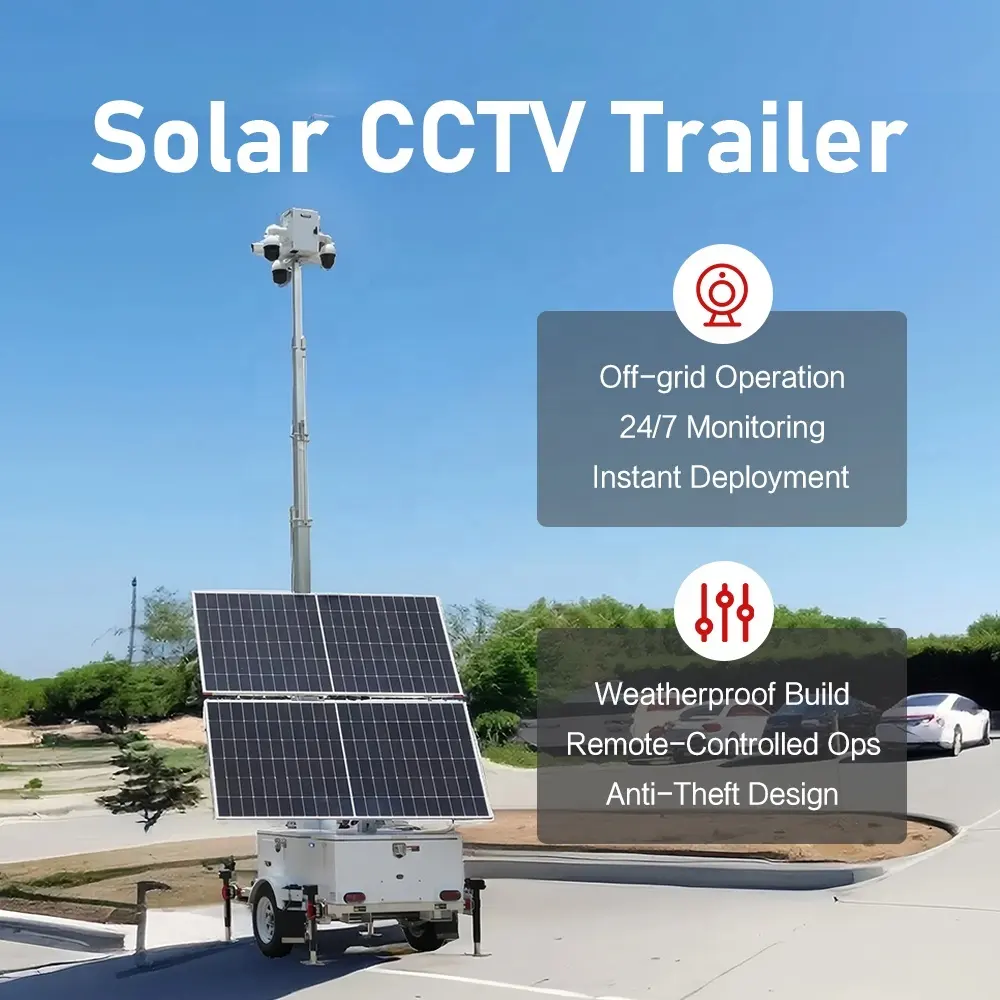 Portable Solar Generator Trailer by BIGLUX 2