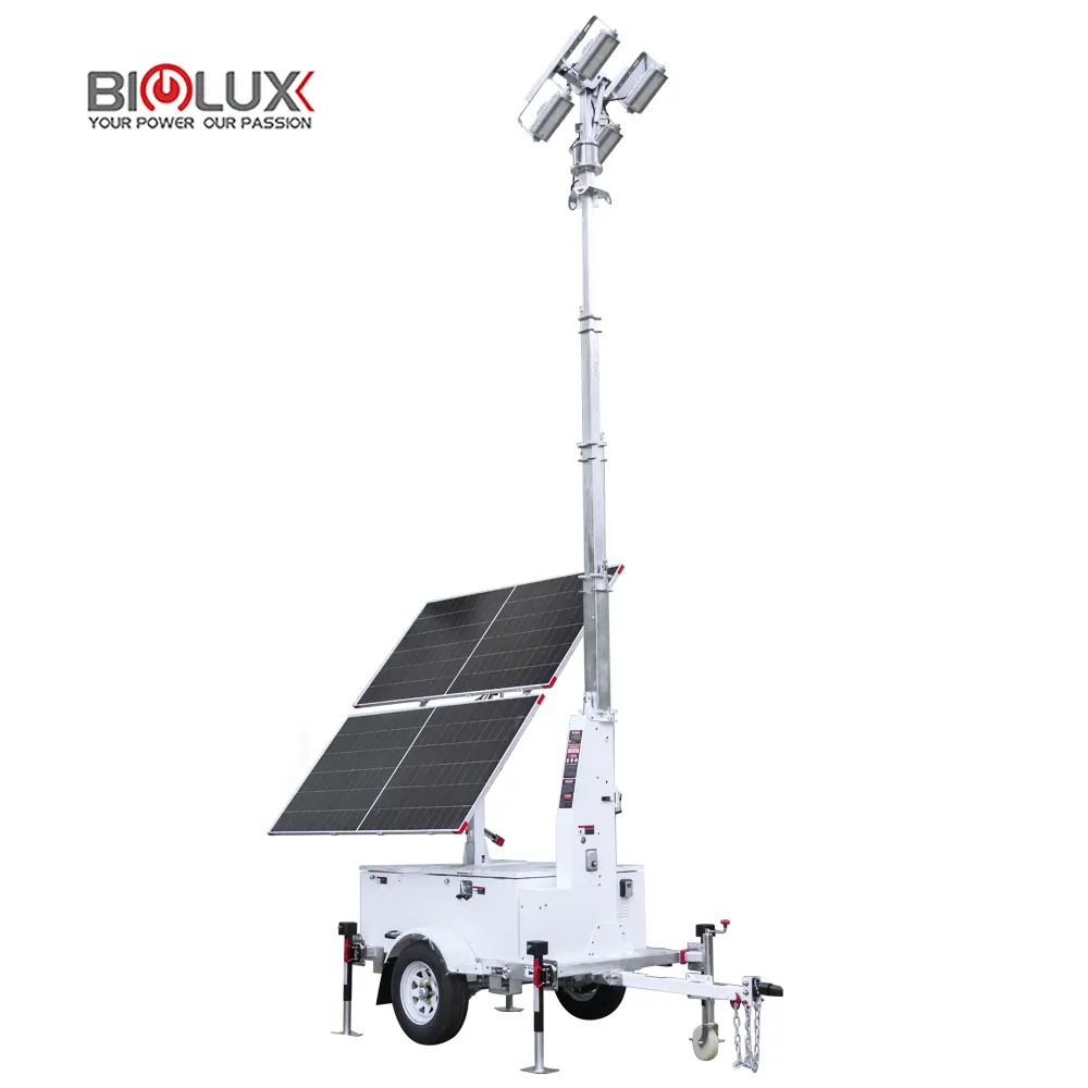 Mobile Solar Light Tower Mobile Lighting Tower for Sale for Mining & Oil Factory 2