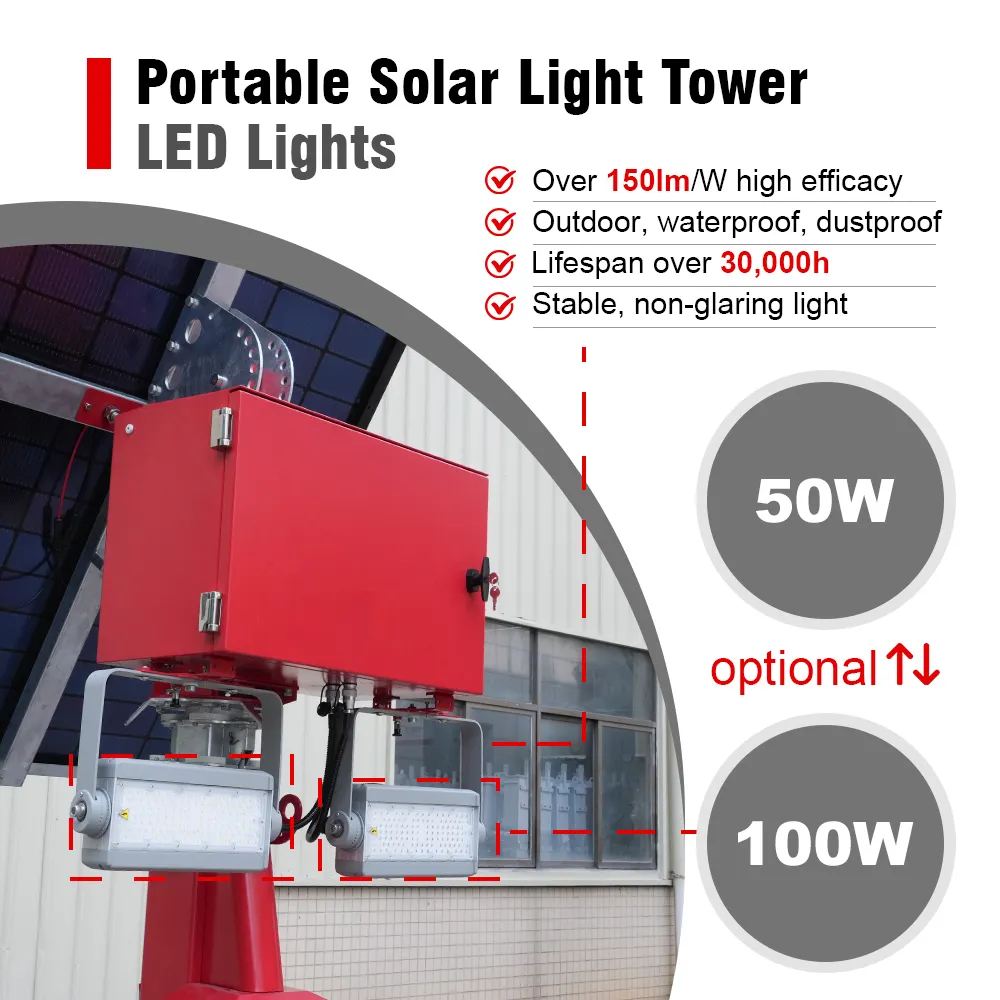 Mobile Lighting Tower - for Telecom - BIGLUX 6