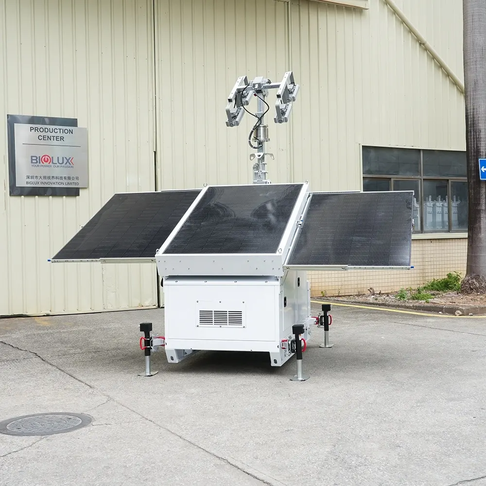 Safe to Use Portable Light Tower Manufacturers Manufacturing for Emergency 3