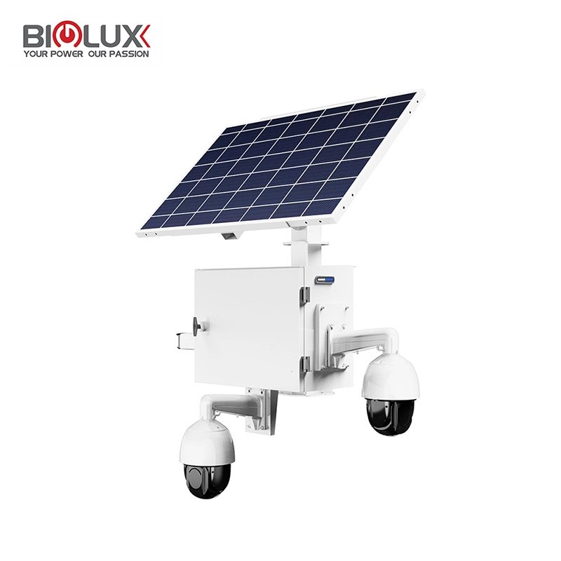 Комплект солнечного видеонаблюдения HiTOP с 4-мегапиксельной поворотной камерой PTZ Bullet на солнечной энергии и сетевой камерой 4G. 1