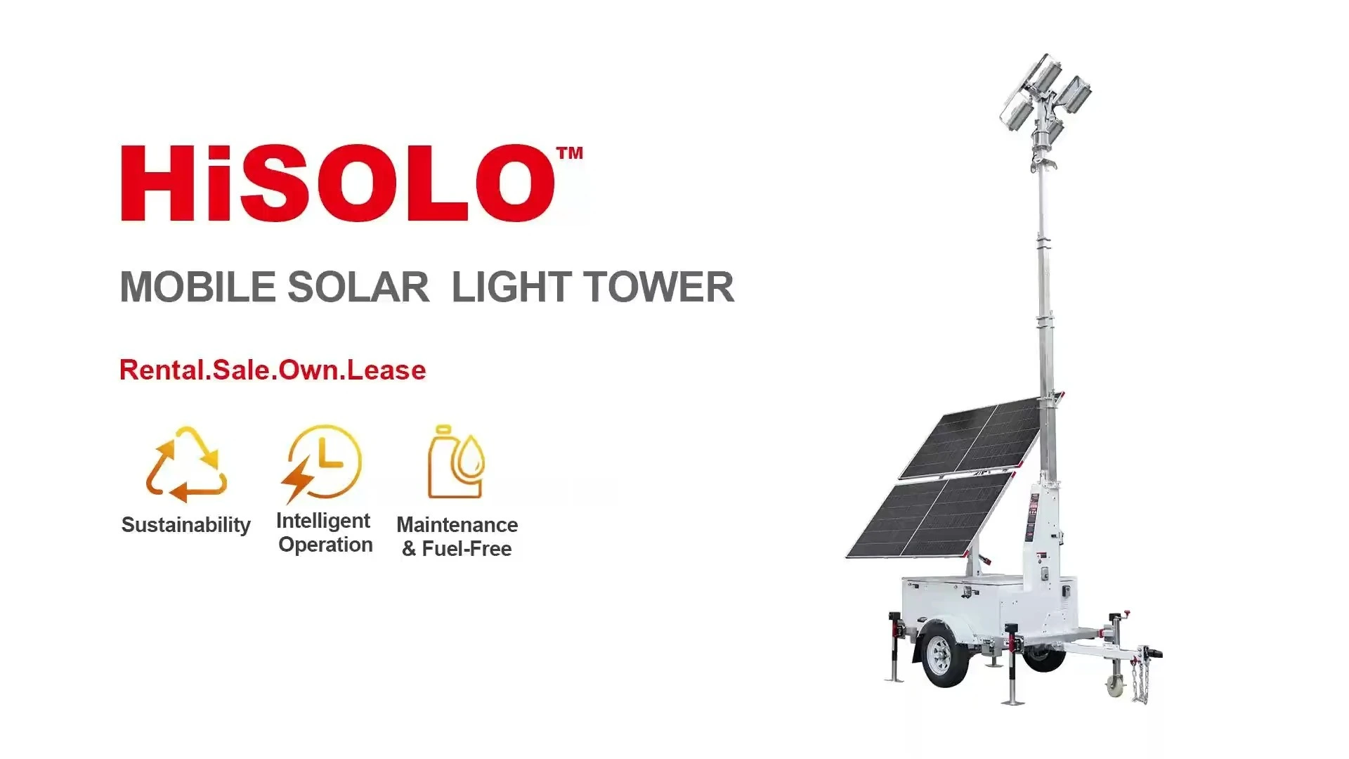 BIGLUX HiSOLO Solar AI-driven Light Trailer 1