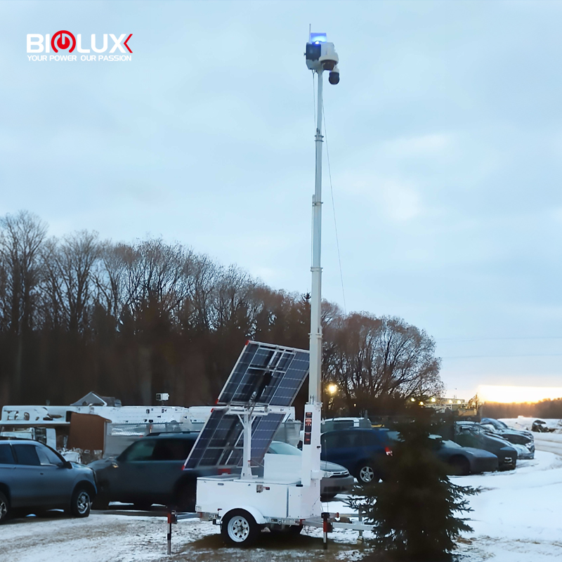 Menara CCTV Mudah Alih HiSOLO dengan Starlink 3