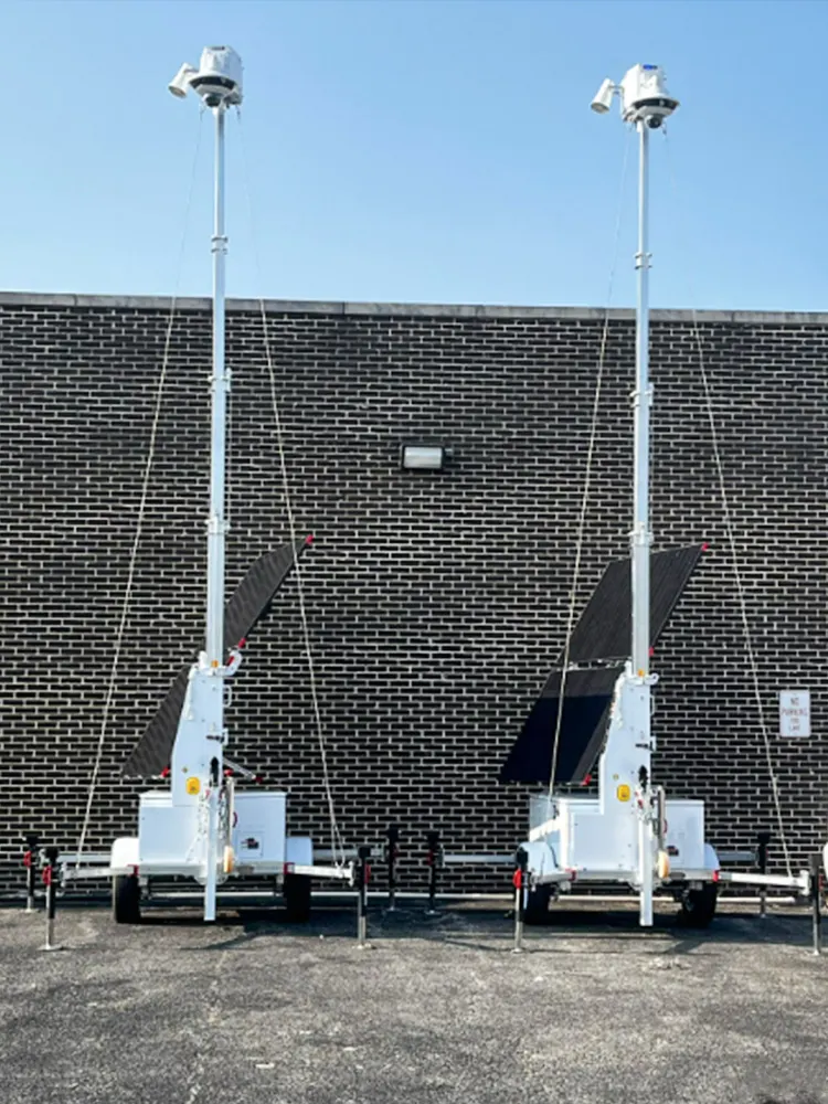 Mobile Cctv Tower Directly Sale for Construction Site 4