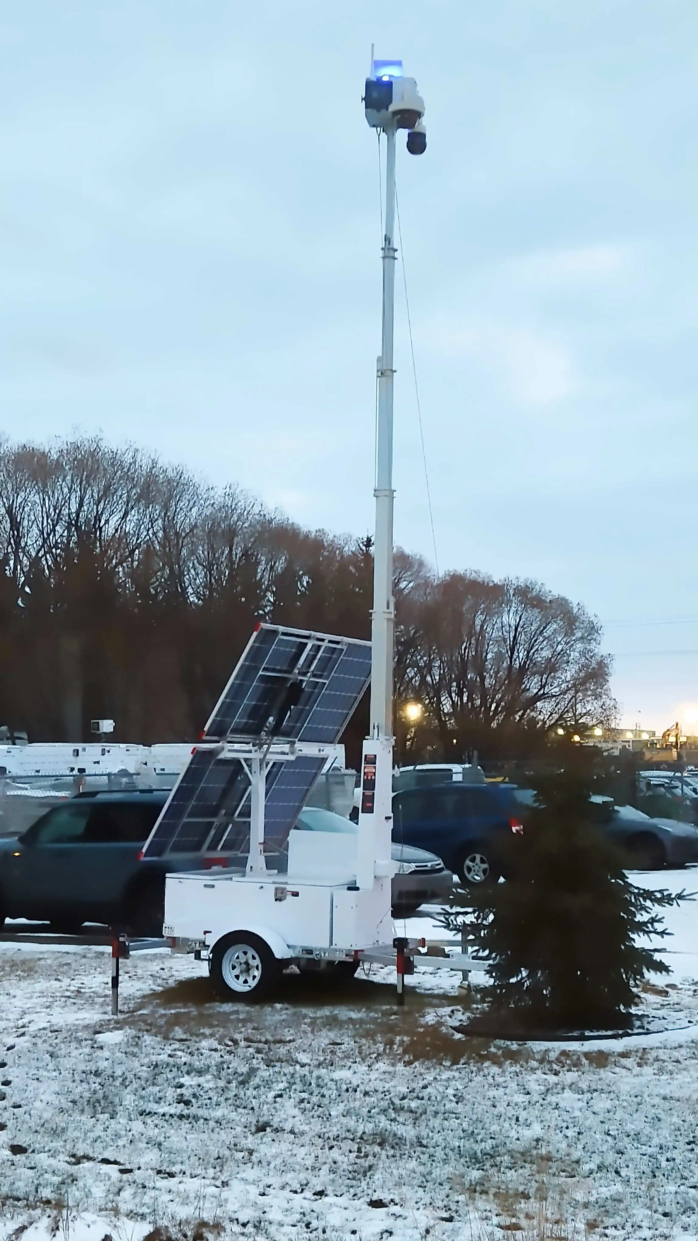 Mobile Cctv Tower Directly Sale for Construction Site 5