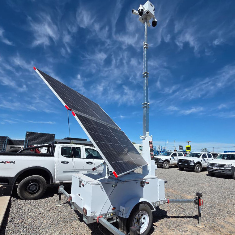 How Our HiSOLO Mobile CCTV Trailer Secures the Oil & Gas Industry | BIGLUX