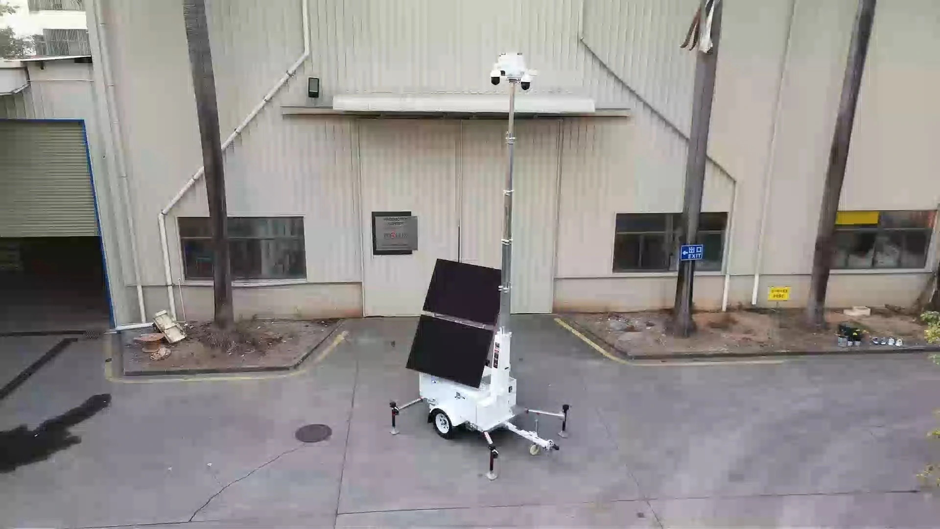 BIGLUX CHINA Solar CCTV-aanhanger HiSOLO 1