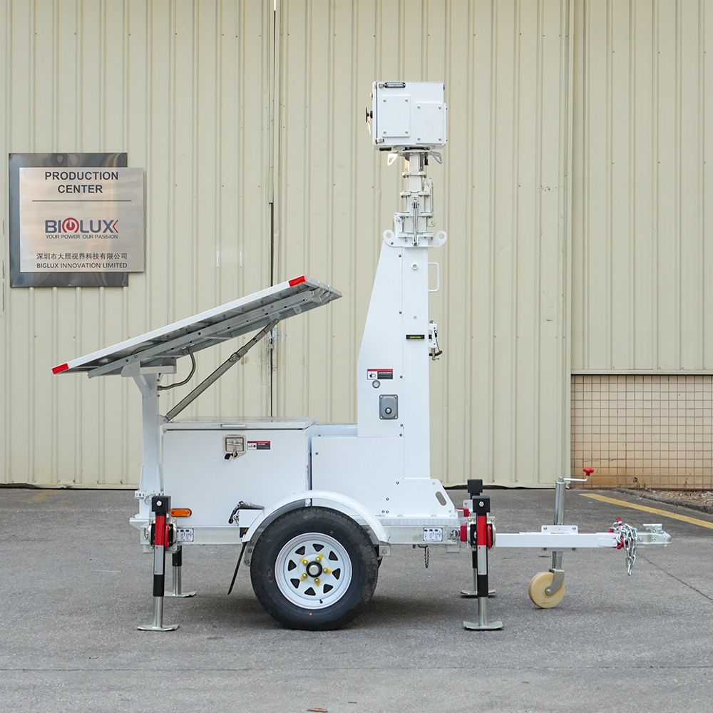 Mobile Surveillance Trailer For Off-Grid Monitoring