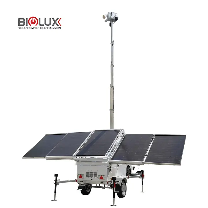 移動式ソーラートレーラー＆ポータブルソーラーパワーシステム - BIGLUX