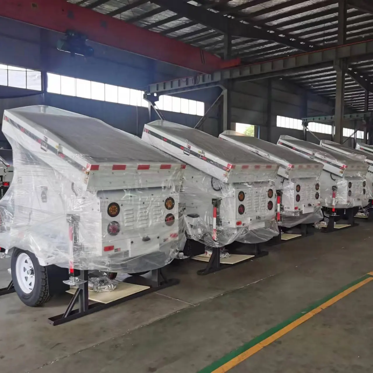 Custom Mobile CCTV Tower for Telecom 7