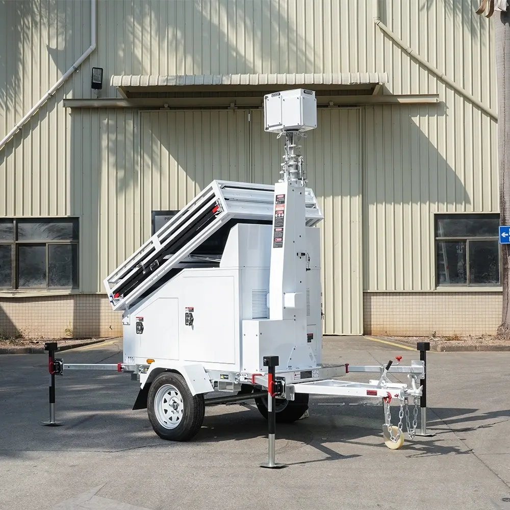 Custom Mobile CCTV Tower for Telecom 4