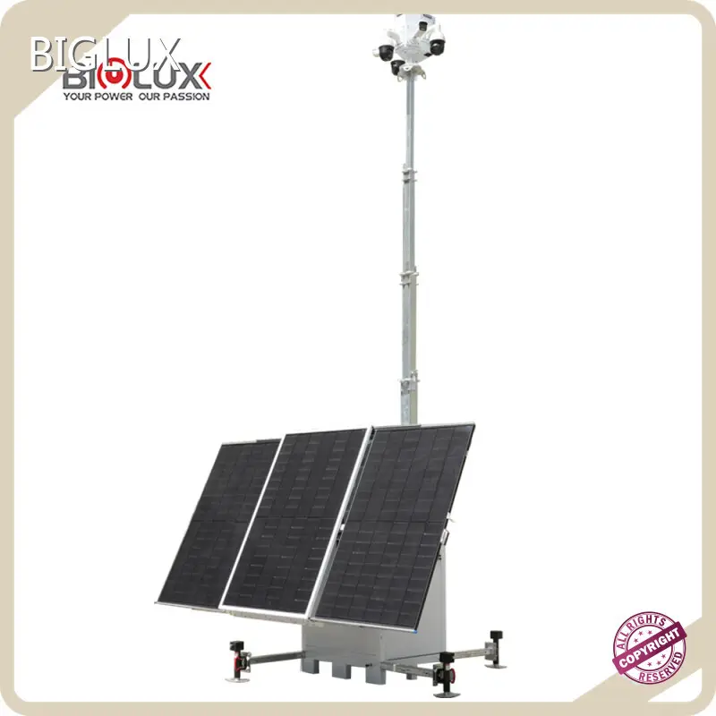 High Quality Solar Cctv Trailer for Military Base 1