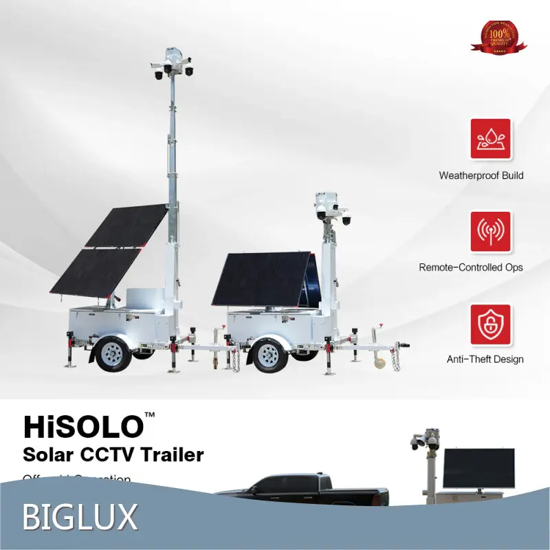 PRODUCTS Solar Cctv Trailer for Outdoor Parking Lot with Custom Services 1