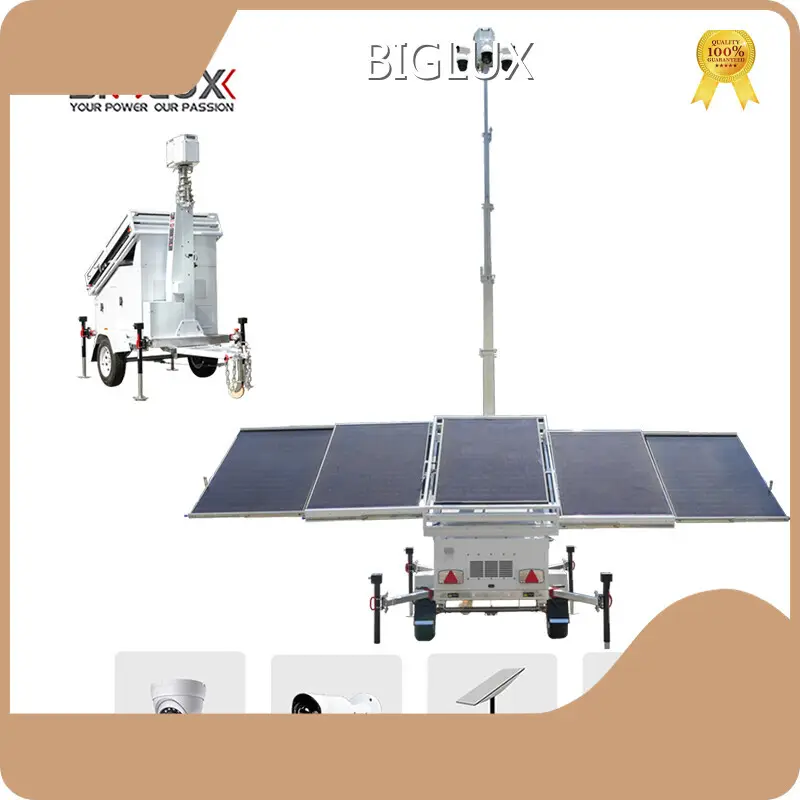 Custom Mobile CCTV Tower for Telecom 1