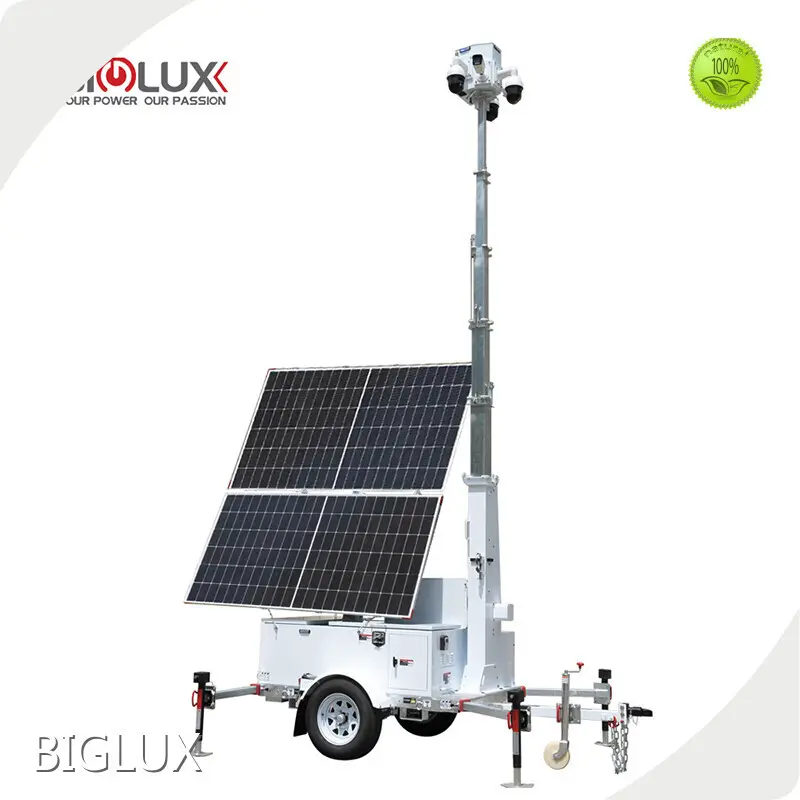 Creative Mobile CCTV Tower for Outdoor Parking Lot 1