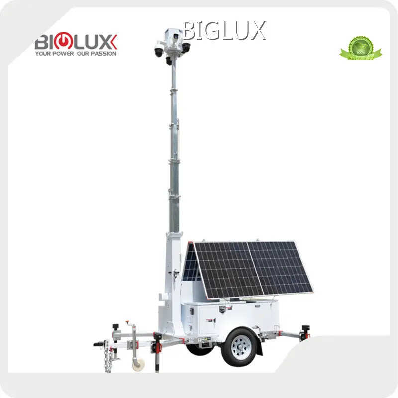 Fine Quality Solar Surveillance Trailer Series for Public Security 1
