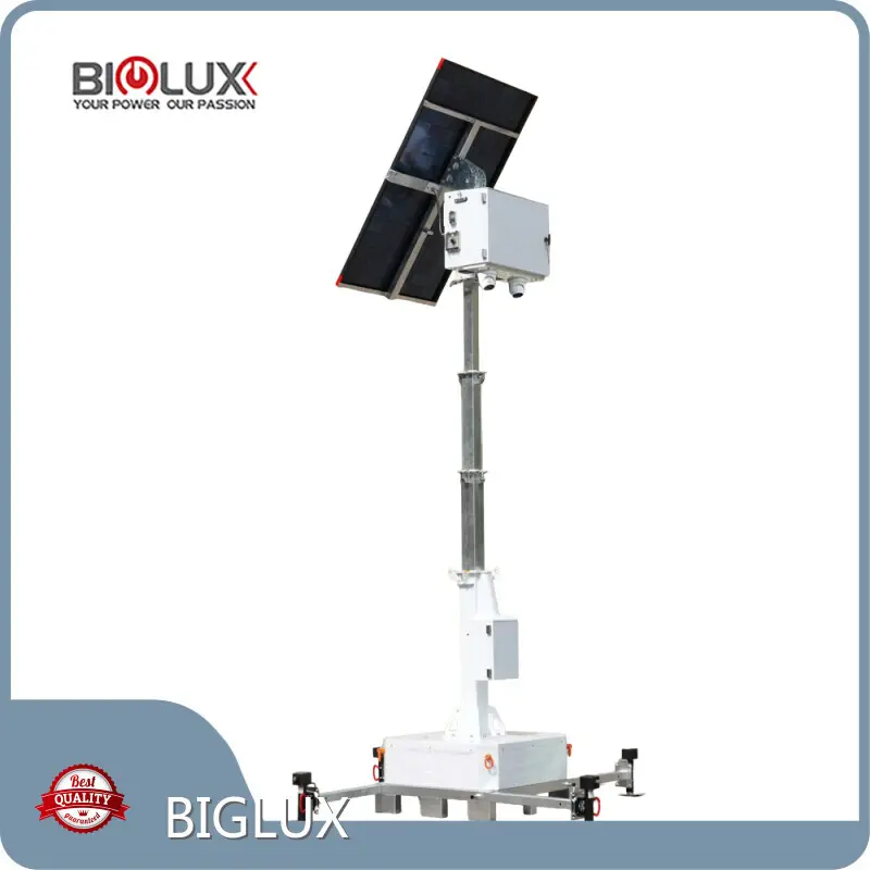 Mobile CCTV Tower - for Military Base - BIGLUX 1