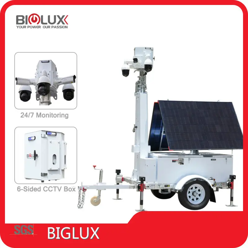 Hot Sale Portable CCTV Tower for Logistic Center 1