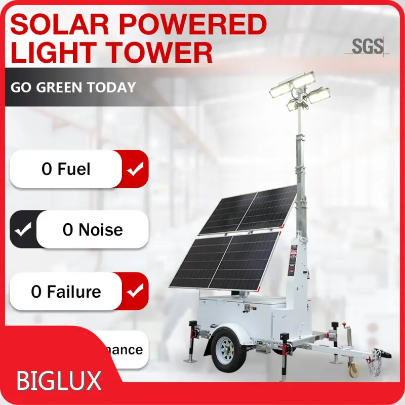 Mobile Lighting Tower for Sale by BIGLUX 1