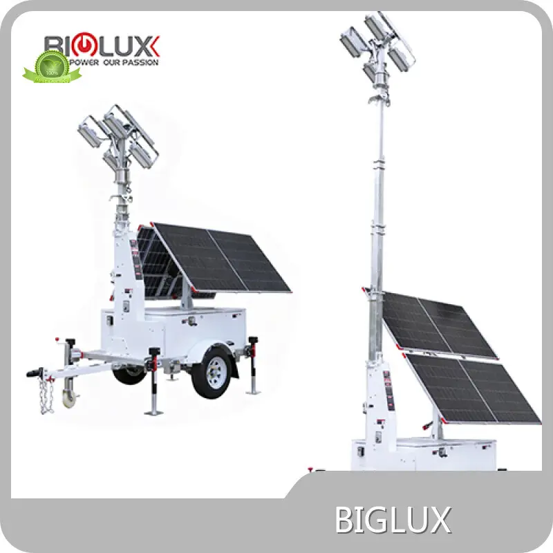 For Logistic Center Mobile Lighting Tower Manufacturers by BIGLUX 1
