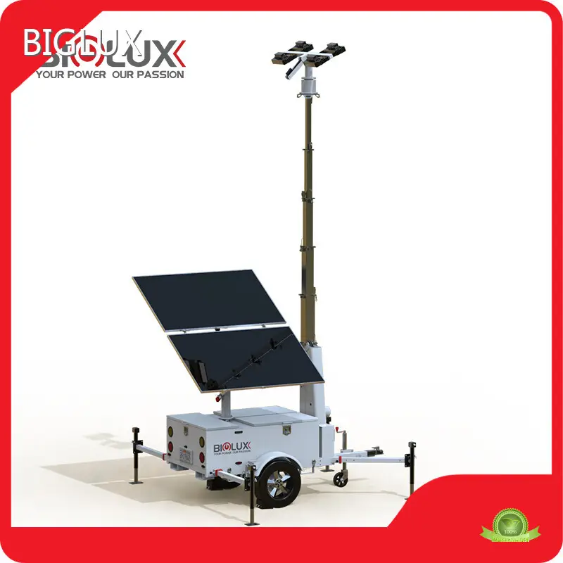 Portable Solar Light Tower - for Telecom - BIGLUX 1