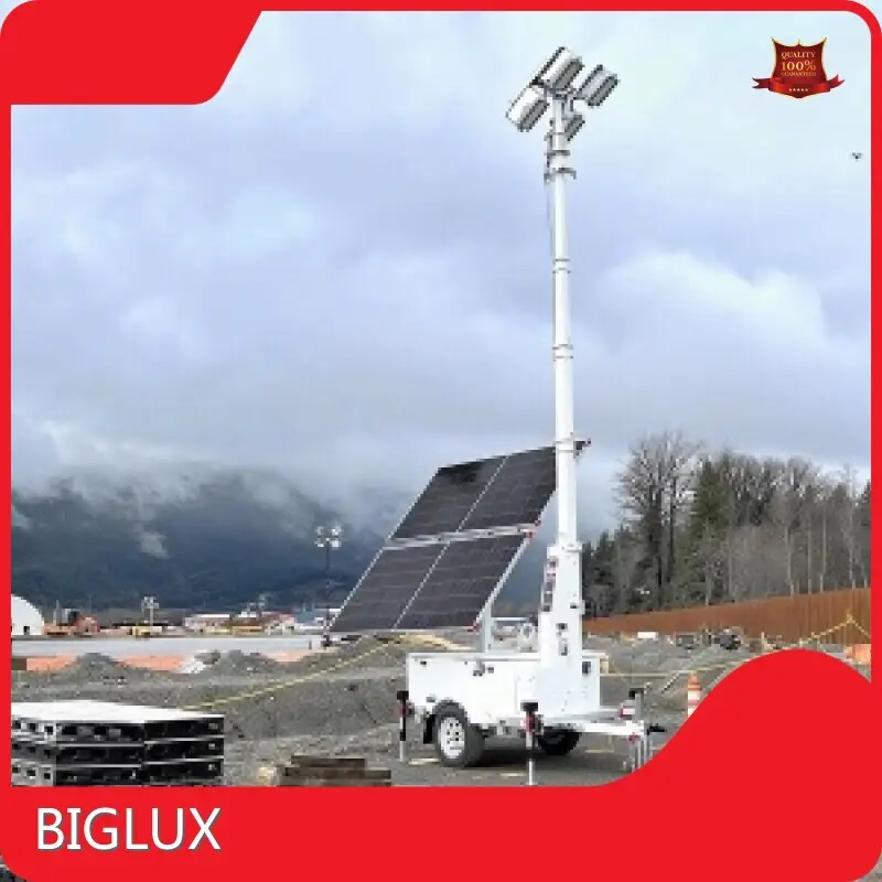 Custom Made Mobile Led Light Tower for Outdoor Parking Lot 1