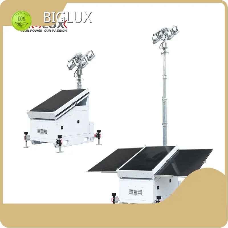 Mobile Solar Light Tower Mobile Light Tower Series 1