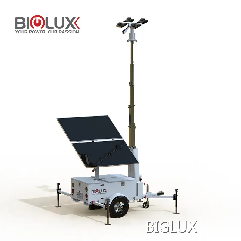 Mobile Cctv Tower Directly Sale for Construction Site 1