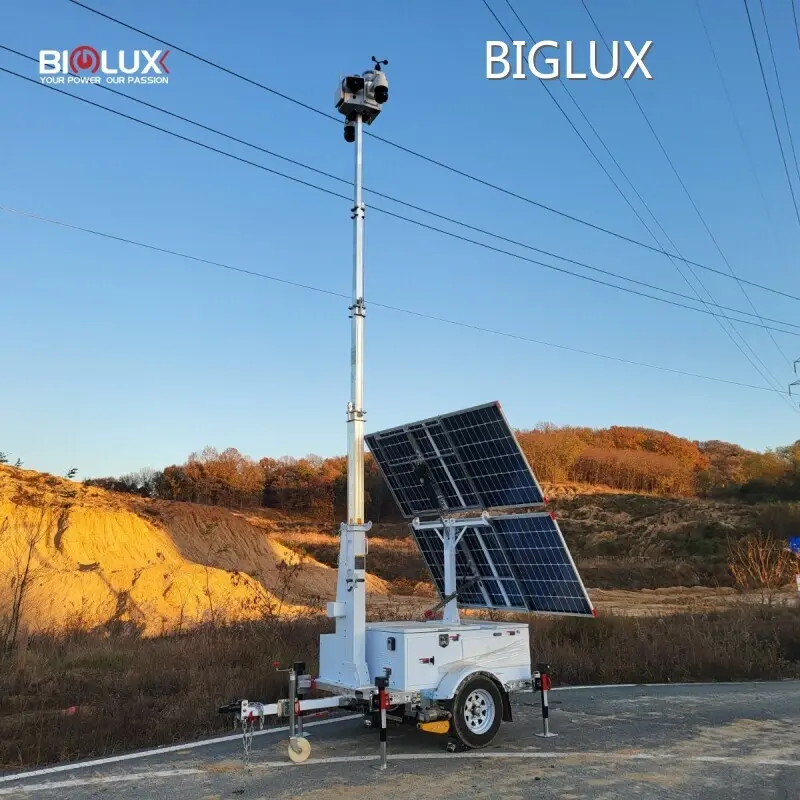Mobile Security Camera Tower - for Rental - BIGLUX 1