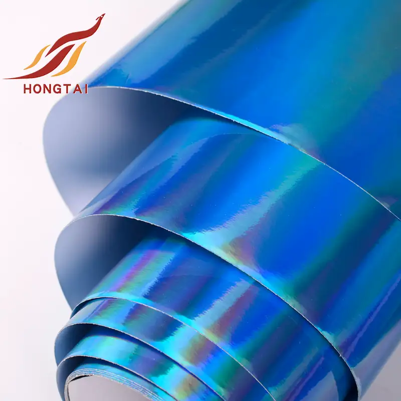 Laser Mirror Chrome Wrap Car Black Chrome Vinyl 5