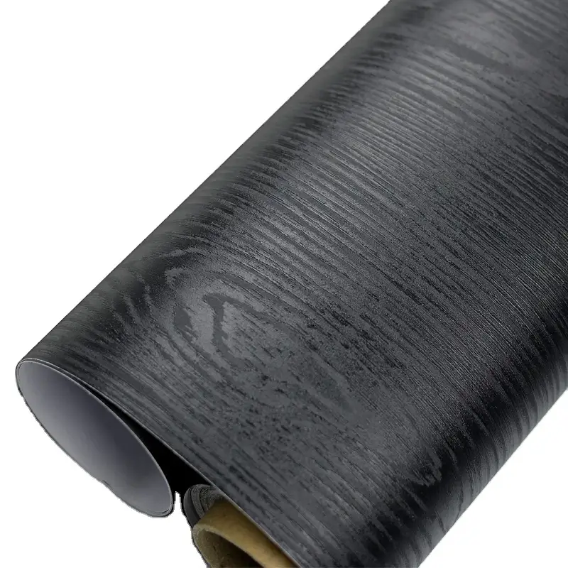 dunkle Holzmaserung Folie PVC Aufkleber Innentapete 3