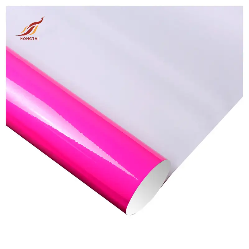 adhesive fluorescent glowing sticker roll stickers vinyl 4