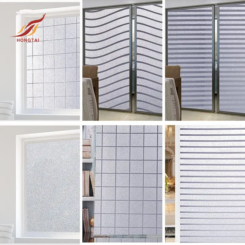Vine pattern window glass privacy film for roll 5
