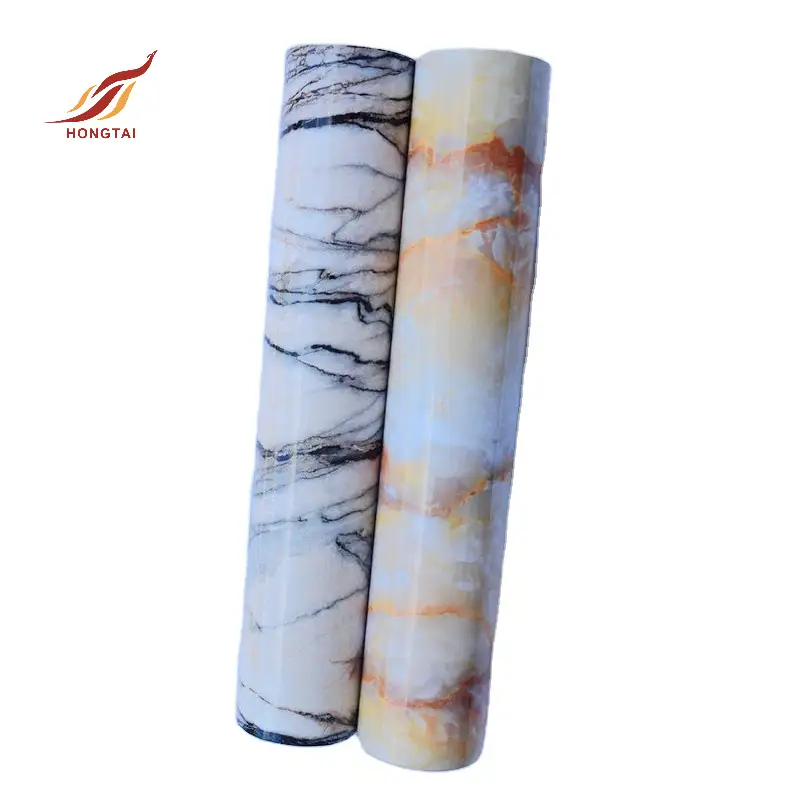 genuine sude furniture wrapping films marble vinyl roll 6