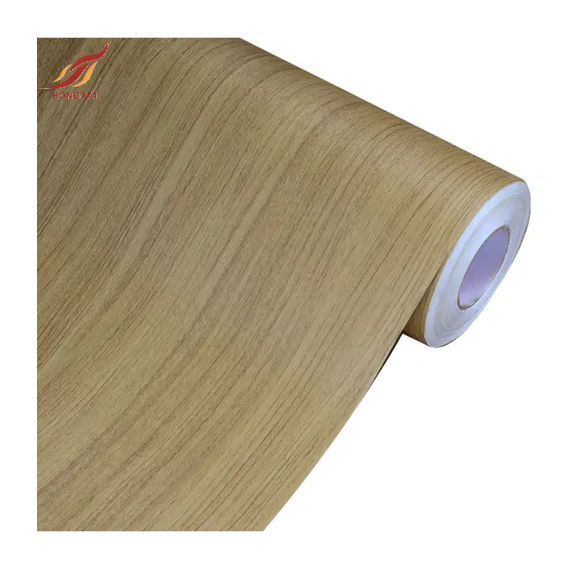 Rouleaux de papier à grain de bois pvc adhésif sans bulles 3