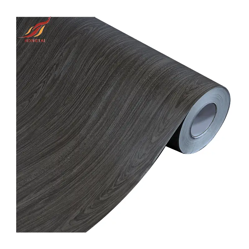 black walnut wood grain paper sticker for interior 8