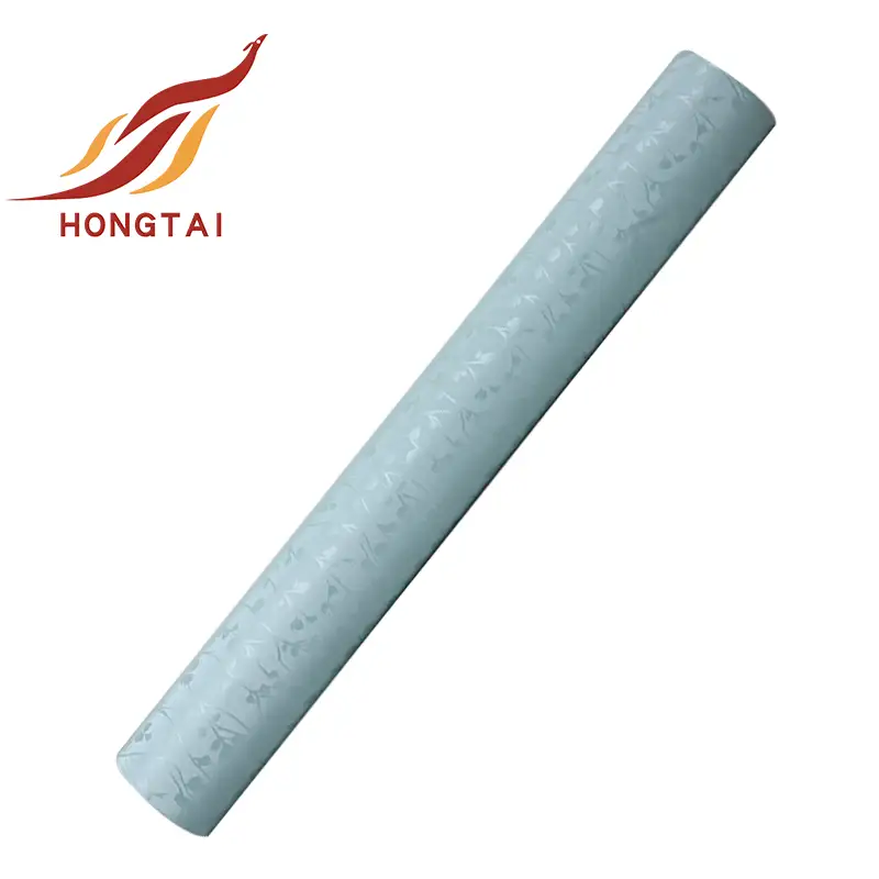 Rolo de adesivo de papel de parede de PVC de 1,22 * 50m com cola 6