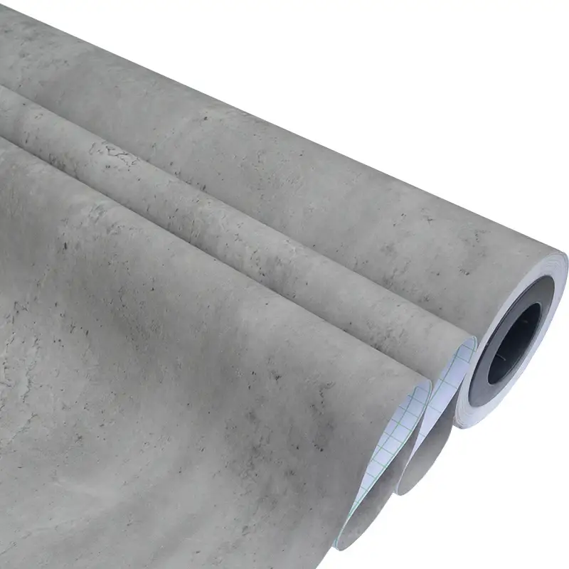 Restaurant 3D Home Decoration Cement Wall Paper Wallpaper 4