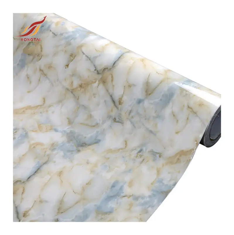 Jade marble uv printing pattern waterproof wallpaper vinyl 6
