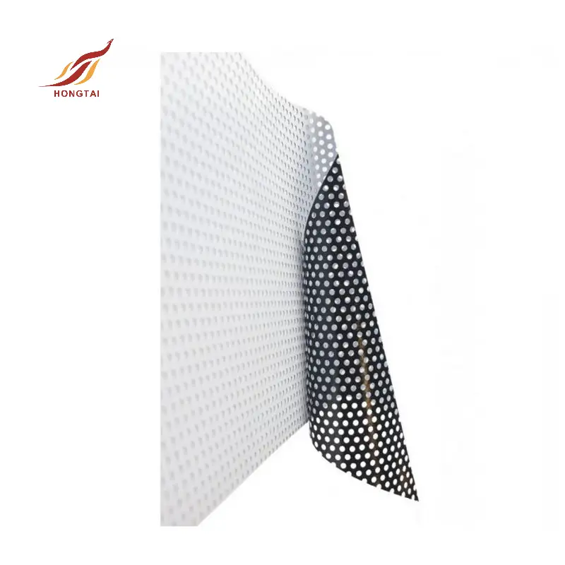 see through printable perforated sticker vinyl one way 4