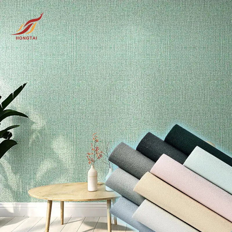 waterproof wall coating linen european 3d foam wallpaper 2