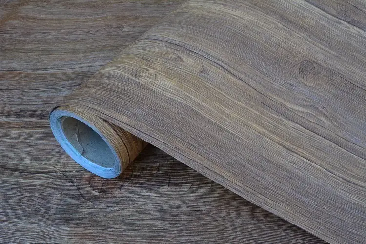 Vinylfolie mit Holzmaserung für die Renovierung von Wohnmöbeln 4