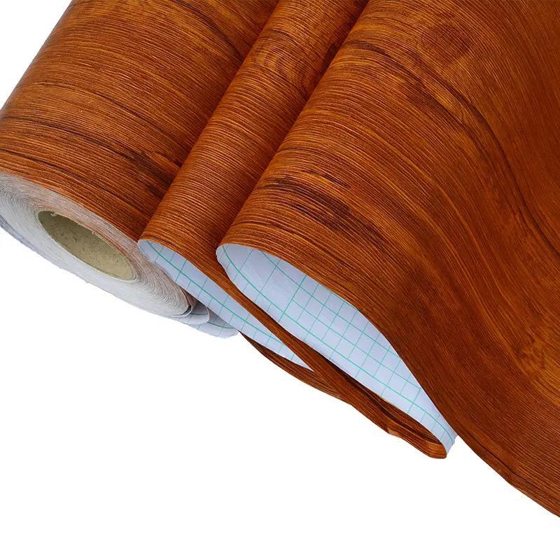 Self Adhesive Wood Grain Vinyl Film Bulk Buy 3