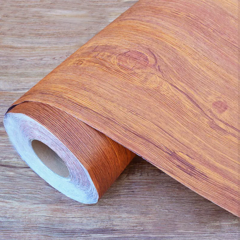 Self Adhesive Wood Grain Vinyl Film Bulk Buy 5
