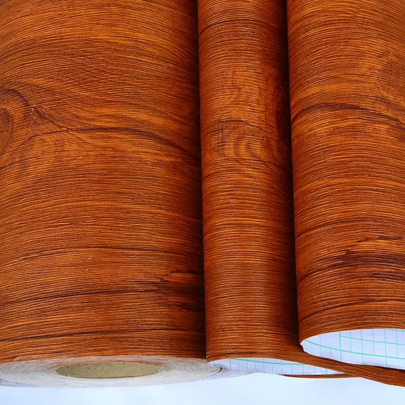 Self Adhesive Wood Grain Vinyl Film Bulk Buy 8